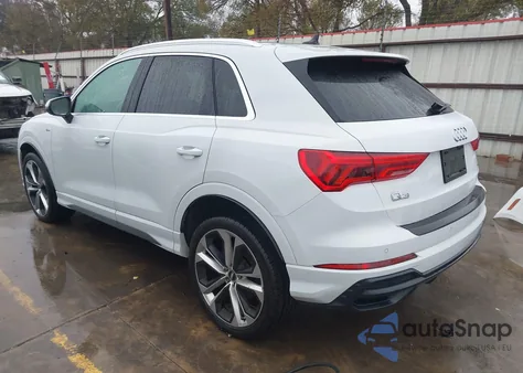 2020 Audi Q3 Premium Plus 45 Tfsi S Line Quattro Tiptronic from USA, damaged, VIN WA1EECF31L1006862